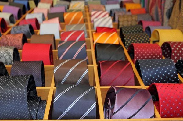 Neckties display — Stock Photo, Image