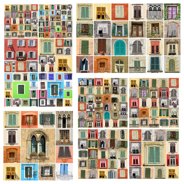 Çeşitli windows — Stok fotoğraf