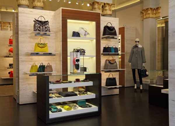 FENDI boutique — Zdjęcie stockowe