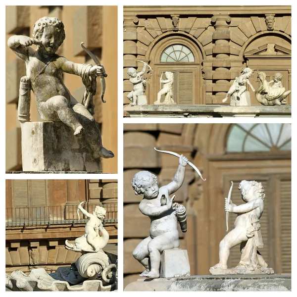 Cupido sculpturen — Stockfoto