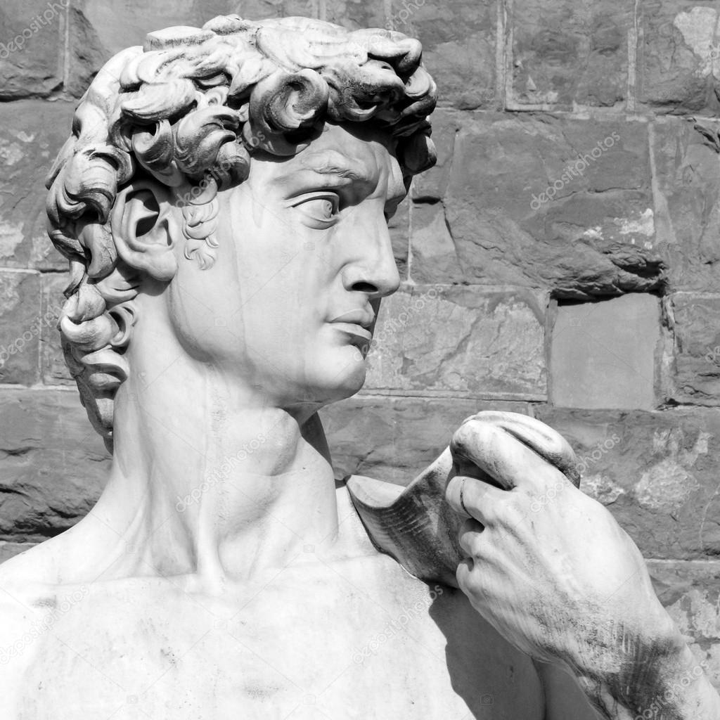 Closeup of David by Michelangelo