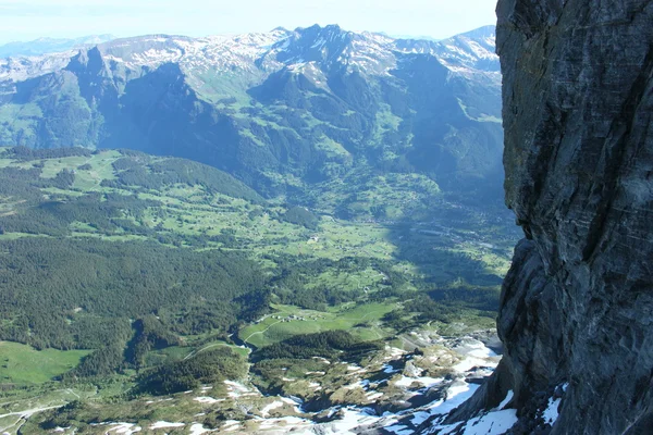 Widok na Grindelwald — Zdjęcie stockowe