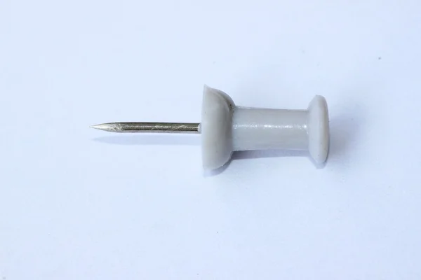 Biały pin — Zdjęcie stockowe
