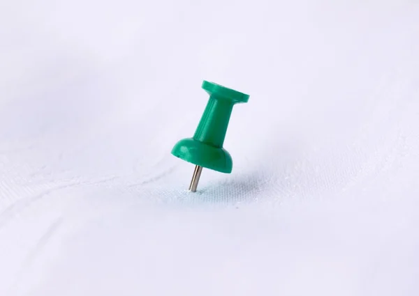 Green pin — Stock Photo, Image