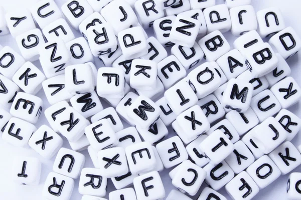 Letter cubes — Stock Photo, Image
