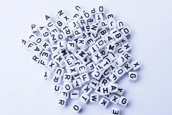 Letter cubes — Stock Photo, Image