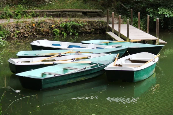 Boote auf dem See — Stockfoto