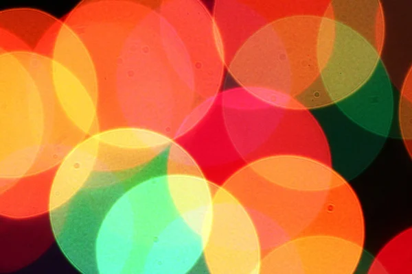 Pontos de luz coloridos — Fotografia de Stock