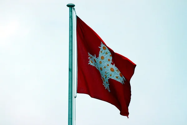 Swiss vlag — Stockfoto