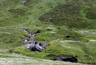 Yüksek dağlarda Creek
