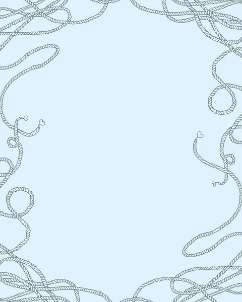 Background frame - sea knot — Stock Photo, Image