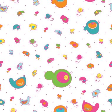 tavuk ve ördek yavrusu.