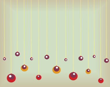 Retro Noel oyuncaklar.