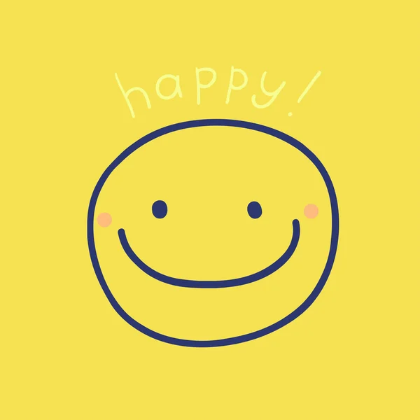 Happy — Stock Vector