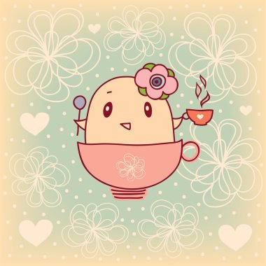 küçük kuş ve Kupası