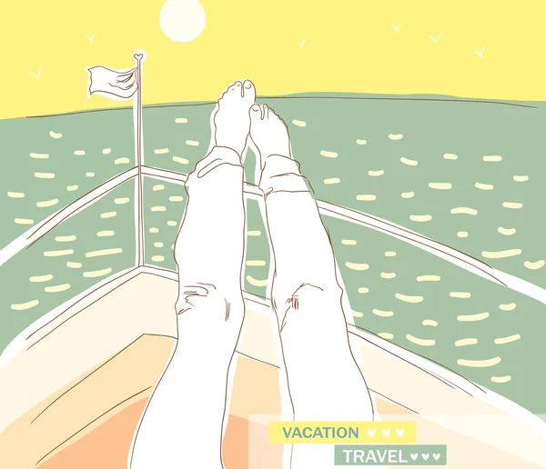 Vacation — Stock Vector