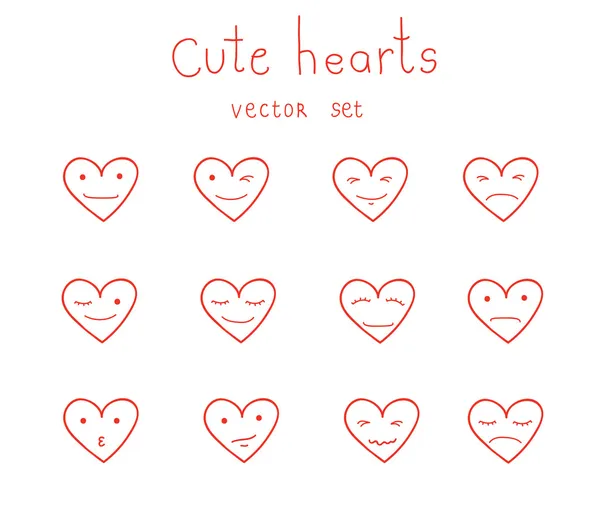 Corazones — Archivo Imágenes Vectoriales