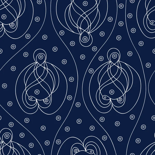 Donkere paisley — Stockvector