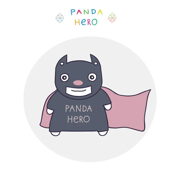 Held panda — Stockvector