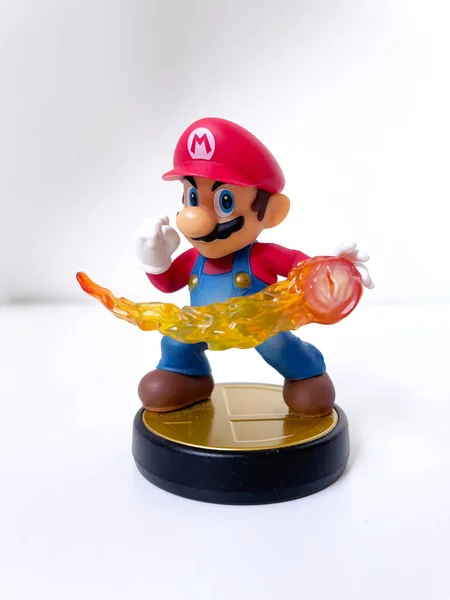 Super Mario Figurine Kid Game — Stock Photo, Image