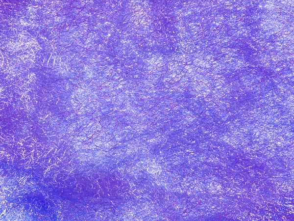 Purple Textile Background Beautiful Delicate Cobweb — Stock Photo, Image