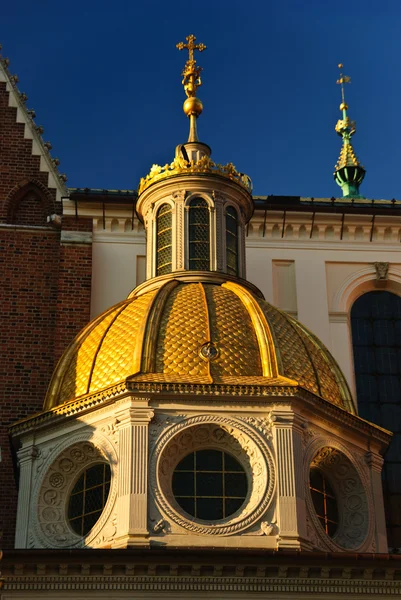 Capela de Sigismundo da Catedral Wawel em Cracóvia, Polônia — Fotografia de Stock