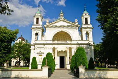 St. Anne's Church in Wilanow, Warsaw, Poland clipart
