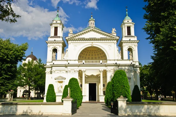 St. anne's church i wilanow, Warszawa, Polen — Stockfoto