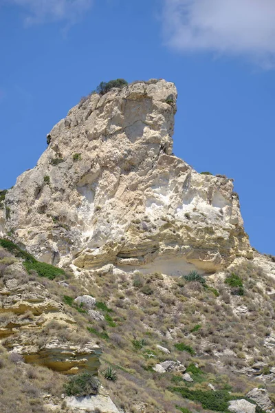 Coast Cagliari Rock Formations Sardinia Italy — Foto de Stock