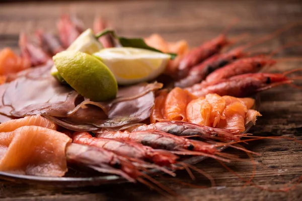 Fresh Prawns Mazara Del Vallo Close — Foto de Stock