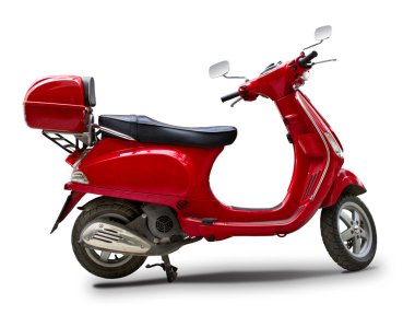 Kırmızı scooter