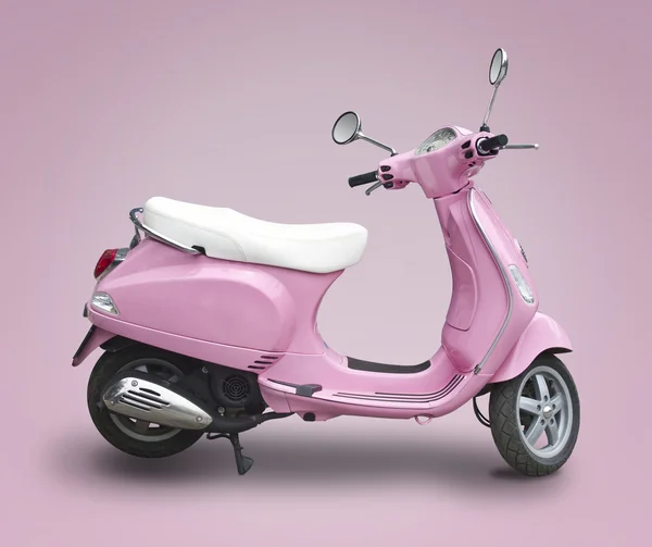 Розовый скутер — стоковое фото