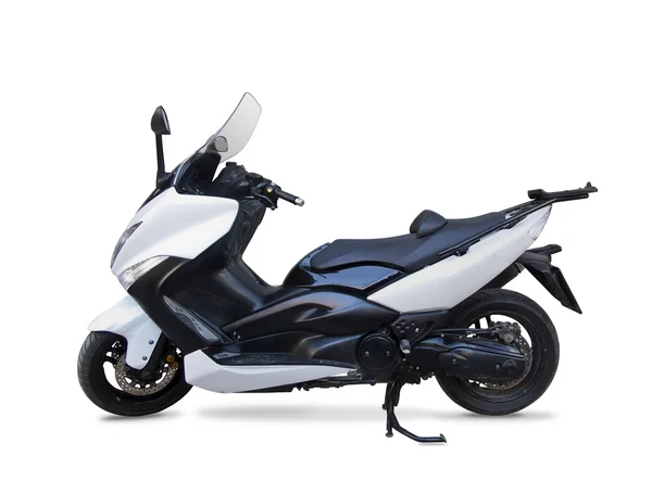 Grande scooter bianco — Foto Stock