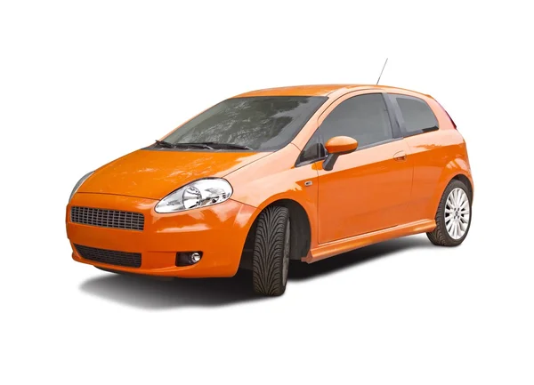 Оранжевый автомобиль — стоковое фото