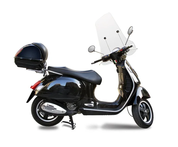 Zwarte scooter — Stockfoto