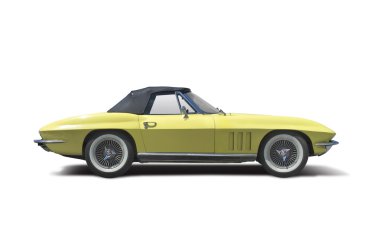 eski klasik araba chevrolet stingray