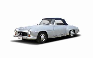 eski klasik cabrio araba