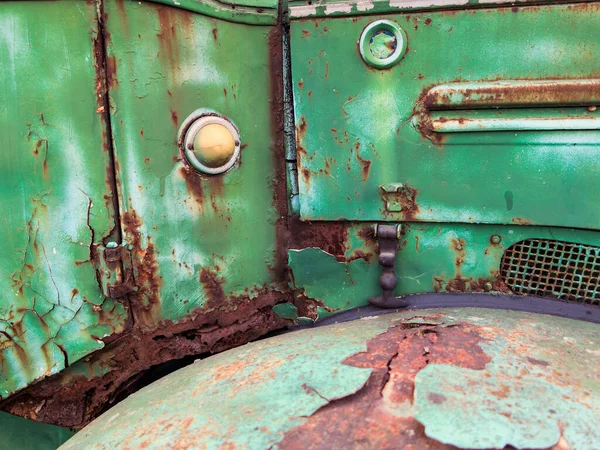 Rusty Green Truck Detail — Stock Photo, Image