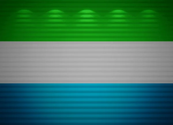 Sierra leone flaggenwand, abstrakter hintergrund — Stockfoto