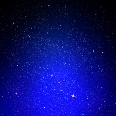 yıldızlar ve gece gökyüzü arka plan olarak