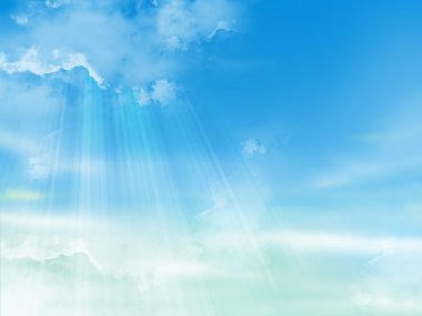 Mavi Gökyüzü bulutlu, arka plan