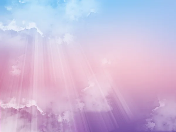 Цветное небо с облаками, фон — стоковое фото