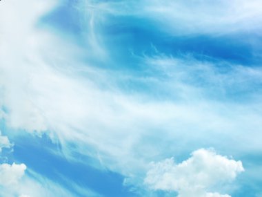 Mavi Gökyüzü bulutlu, arka plan