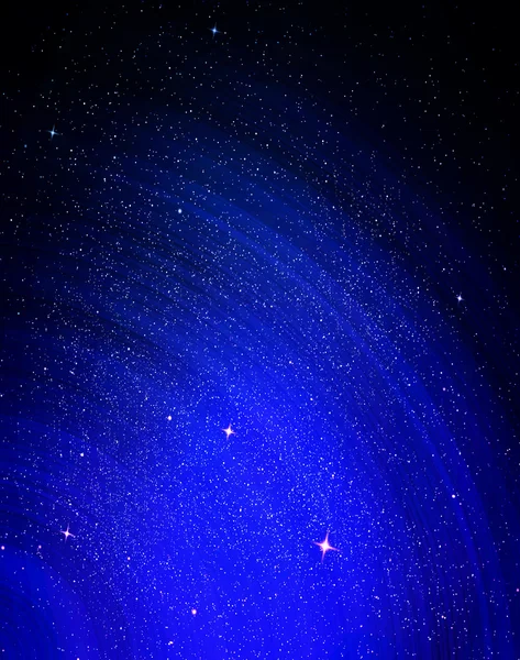 Αστέρια και νυχτερινό ουρανό ως φόντο — Φωτογραφία Αρχείου