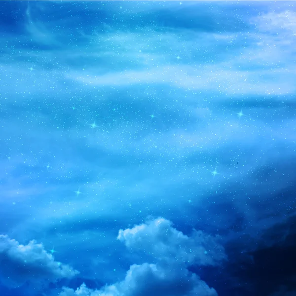 Stars and night sky as background