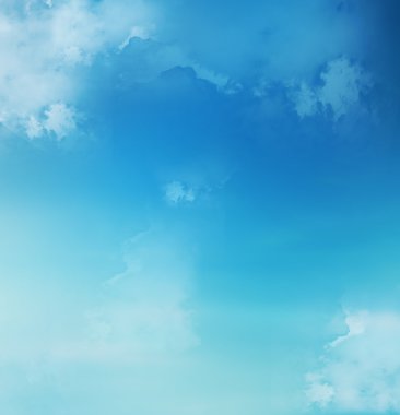 Mavi Gökyüzü bulutlu, arka plan