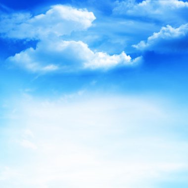 Mavi Gökyüzü bulutlu, arka plan