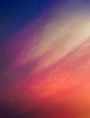 renkli gökyüzü bulutlu