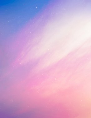 renkli gökyüzü bulutlu