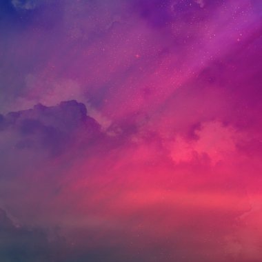 renkli gökyüzü bulutlu